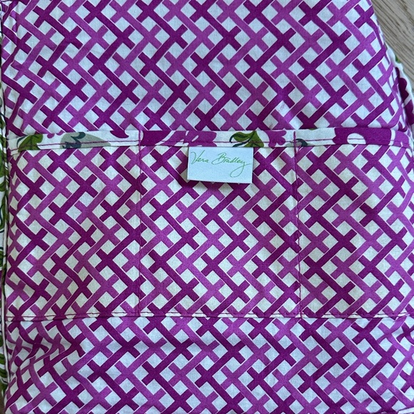Vera Bradley Purple and Green Patterned Crossbody Bag - Picture 3 of 4